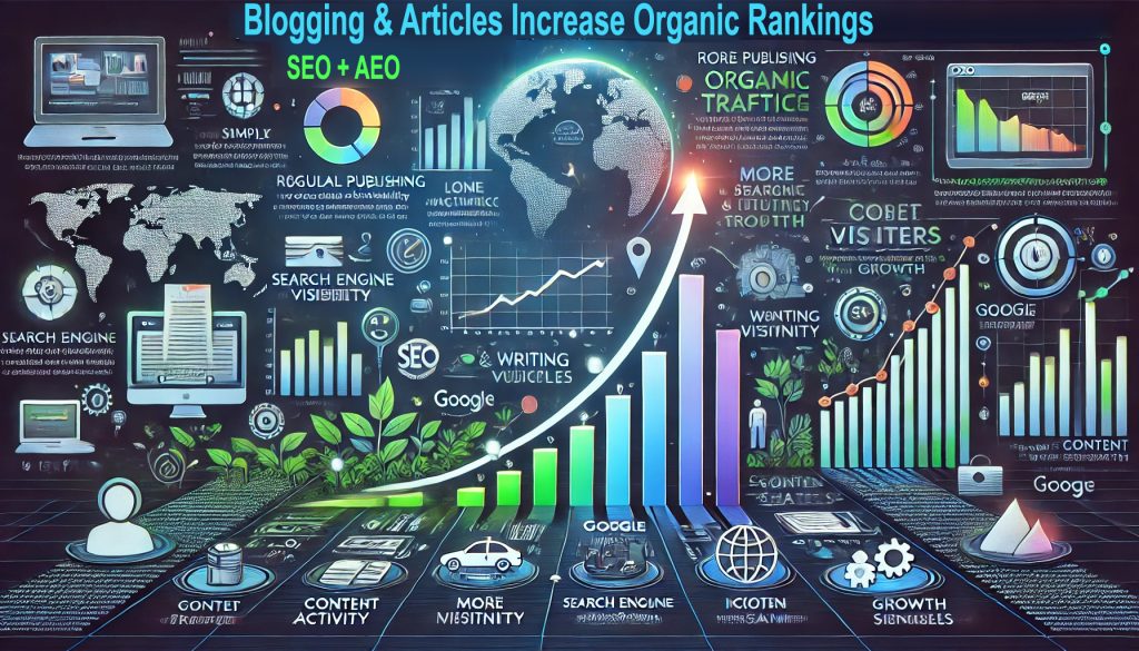 Blogging & Articles Increase Organic Rankings in NY & Beyond Accelerated provides Blogging & Articles to Increase Organic Rankings in NY & Beyond