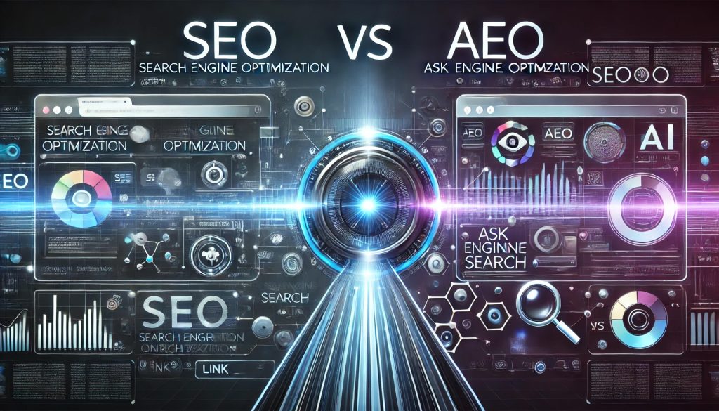 SEO vs AEO SEO is being challenged by AEO In NY and beyond