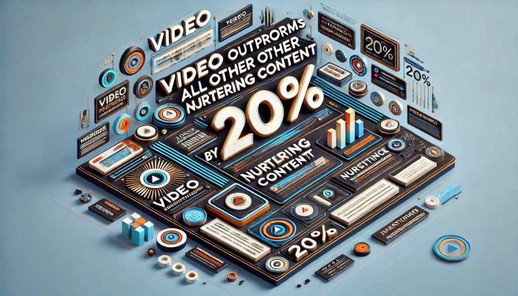 Video out performs all other nurturing contetn by 20% in Ny and beyond Video out performs all other nurturing contetn by 20%